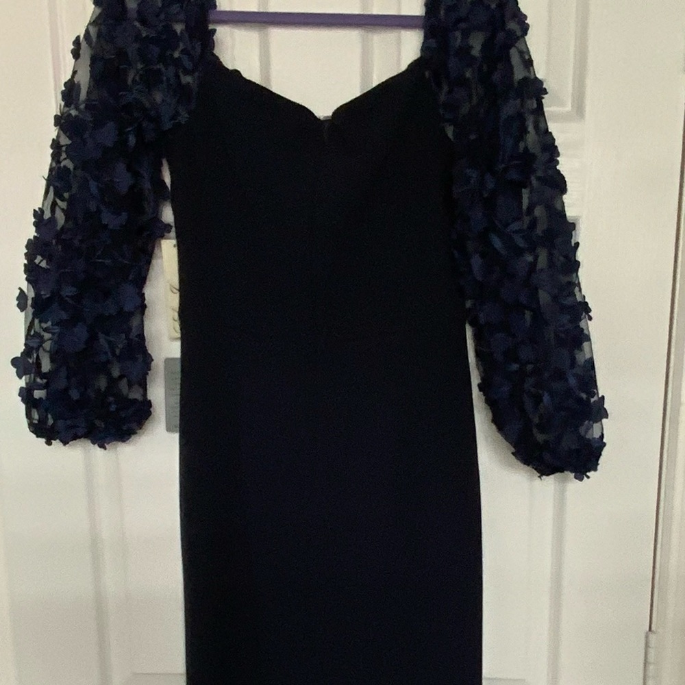 Magnificent Navy Blue Evening Gown!